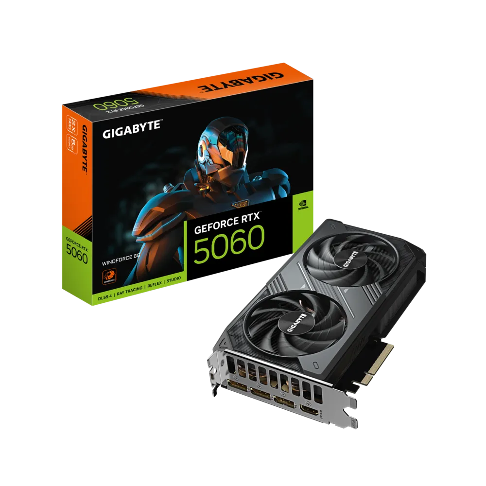 GIGABYTE Geforce RTX 5060 WindForce 8GB NVIDIA Graphic Card