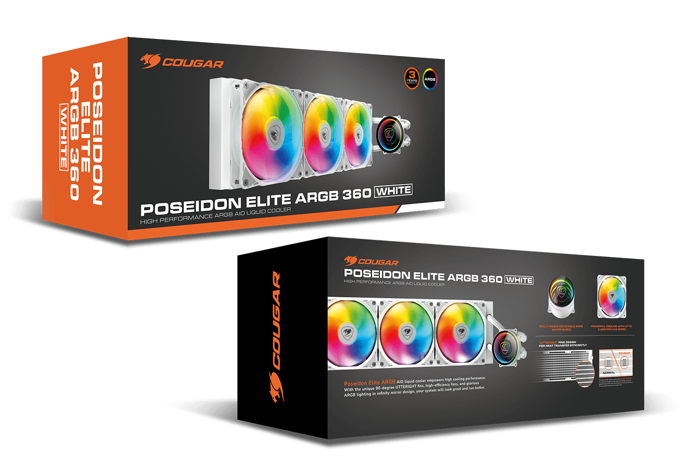 POSEIDON ELITE ARGB 360 Cougar White