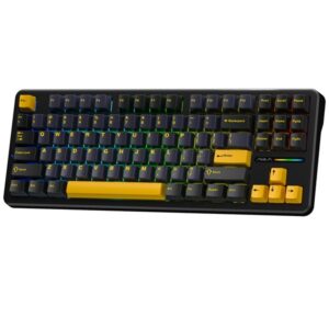 AULA F75 75% Mechanical Wireless Gaming Keyboard ( Thunder Black ) ( Graywood Switch ) ( F75TBW )