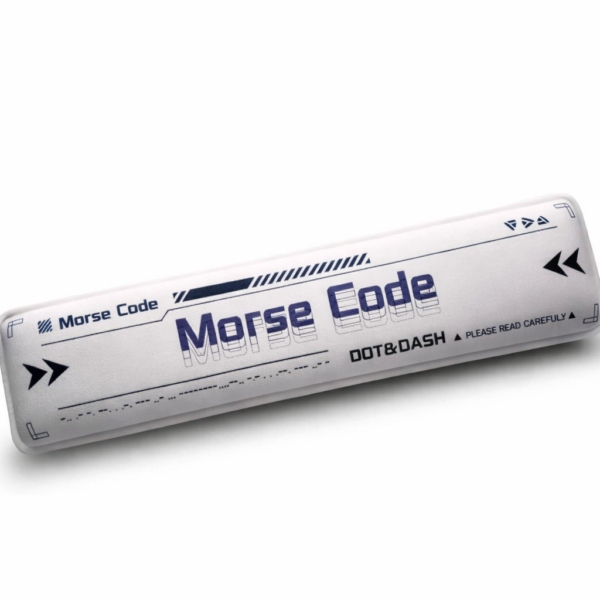 Leobog Morse Code Keyboard Hand rest | Soft Cushion Foam With Anti-Slip Bottom | Ergonomic Design Wrist Support | Compatible With Upto 80% Layout Keyboards (MCH)
