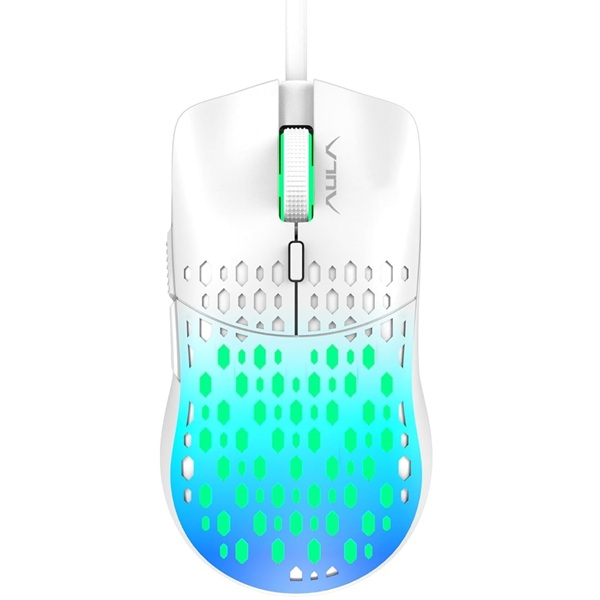 AULA S11 PRO Wired Ergonomic Gaming Mouse ( S11 PRO ) ( 3600 DPI / 6 Macro Button ) ( Blue ) ( S11PROBU ) - Image 2
