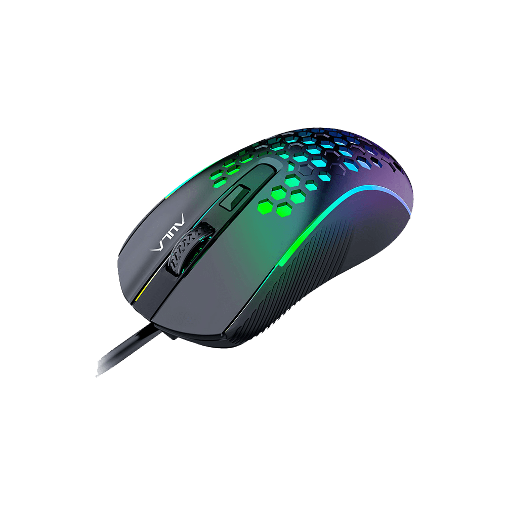 AULA S11 Wired Gaming Mouse Ultra Lightweight Honeycomb Design Mouse