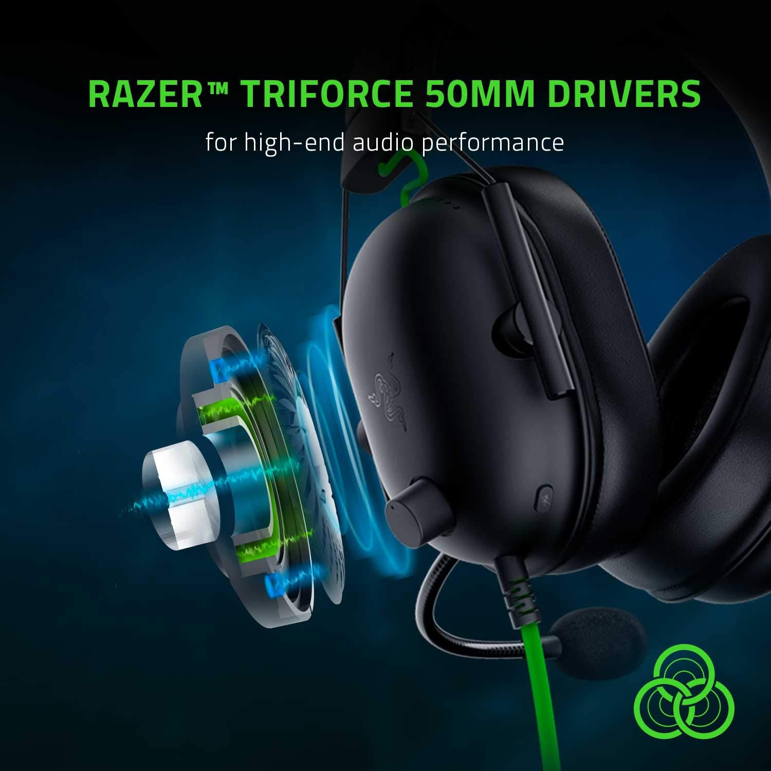 Razer BlackShark V2 X Smartchoice Wired Gaming Headset with Mic, 7.1 Surround Sound, 50mm Drivers, Memory Foam Cushions, Multi-Platform (PC/PS/Xbox/Switch/Mobile), 3.5mm Jack_Black - Image 7