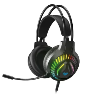 AULA S605 Professional RGB Wired 3.5mm Gaming Headphone ( Black ) ( S605 )