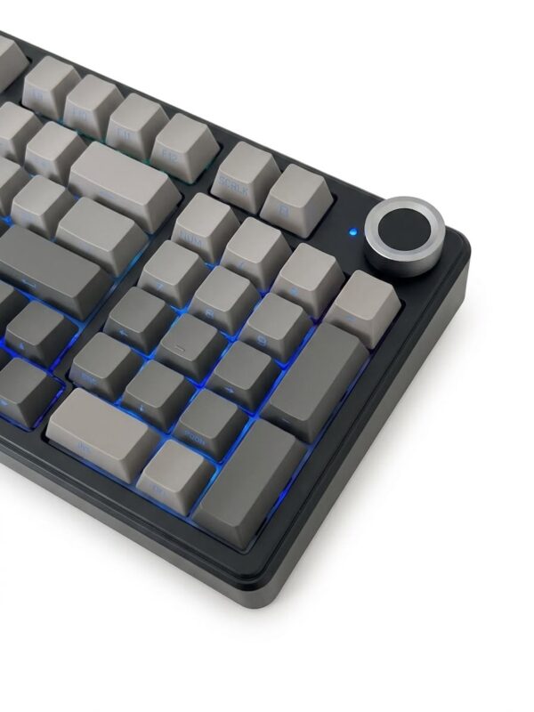 AULA F99 Pro 96% Side-Engraved Keycaps Tri-Mode Wireless Full Size Mechanical Gaming Keyboard With Knob | Gradient Gray, Nimbus Switch (F99ProGrN) - Image 2