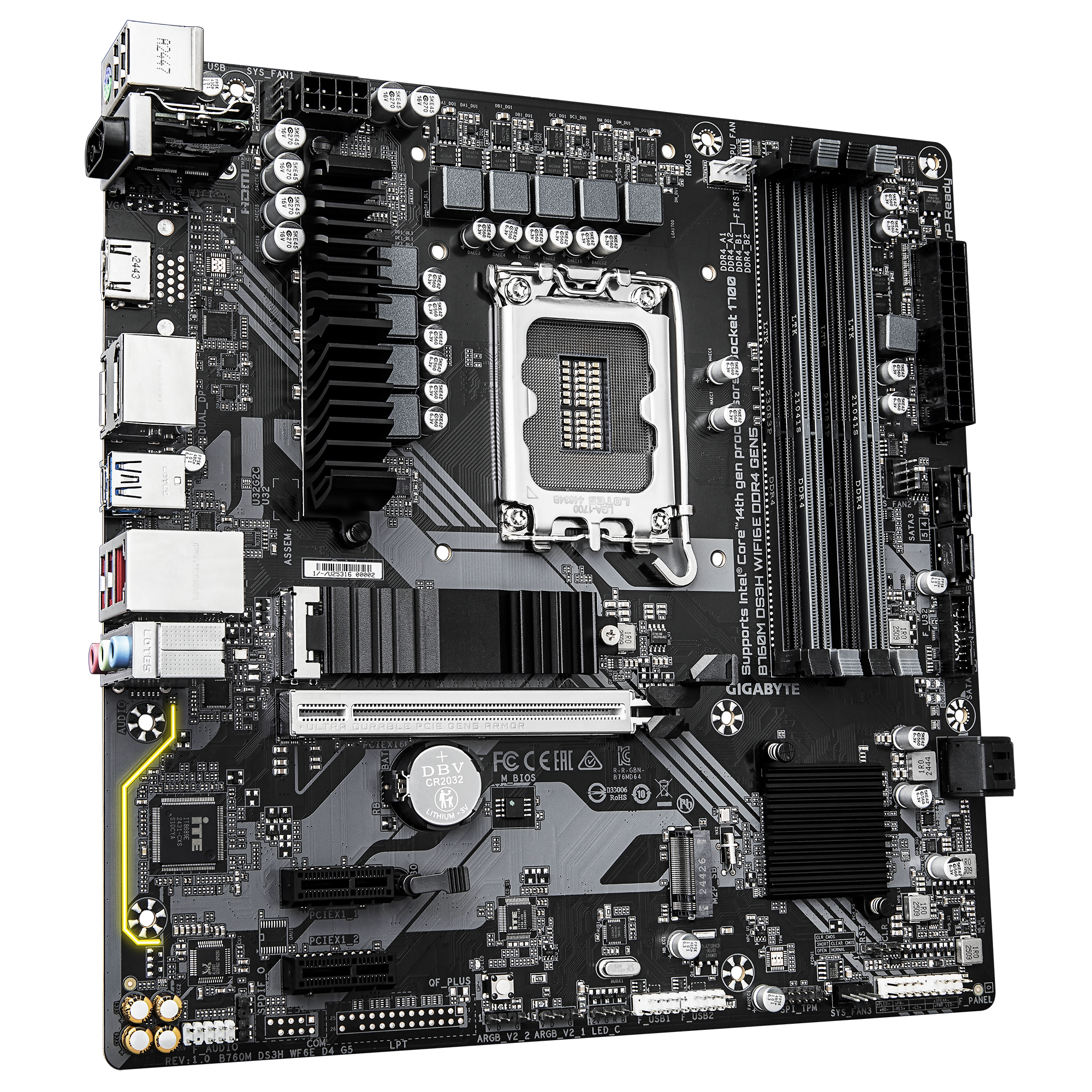 B760M DS3H Wifi6 gigbyte ddr4 - Image 3
