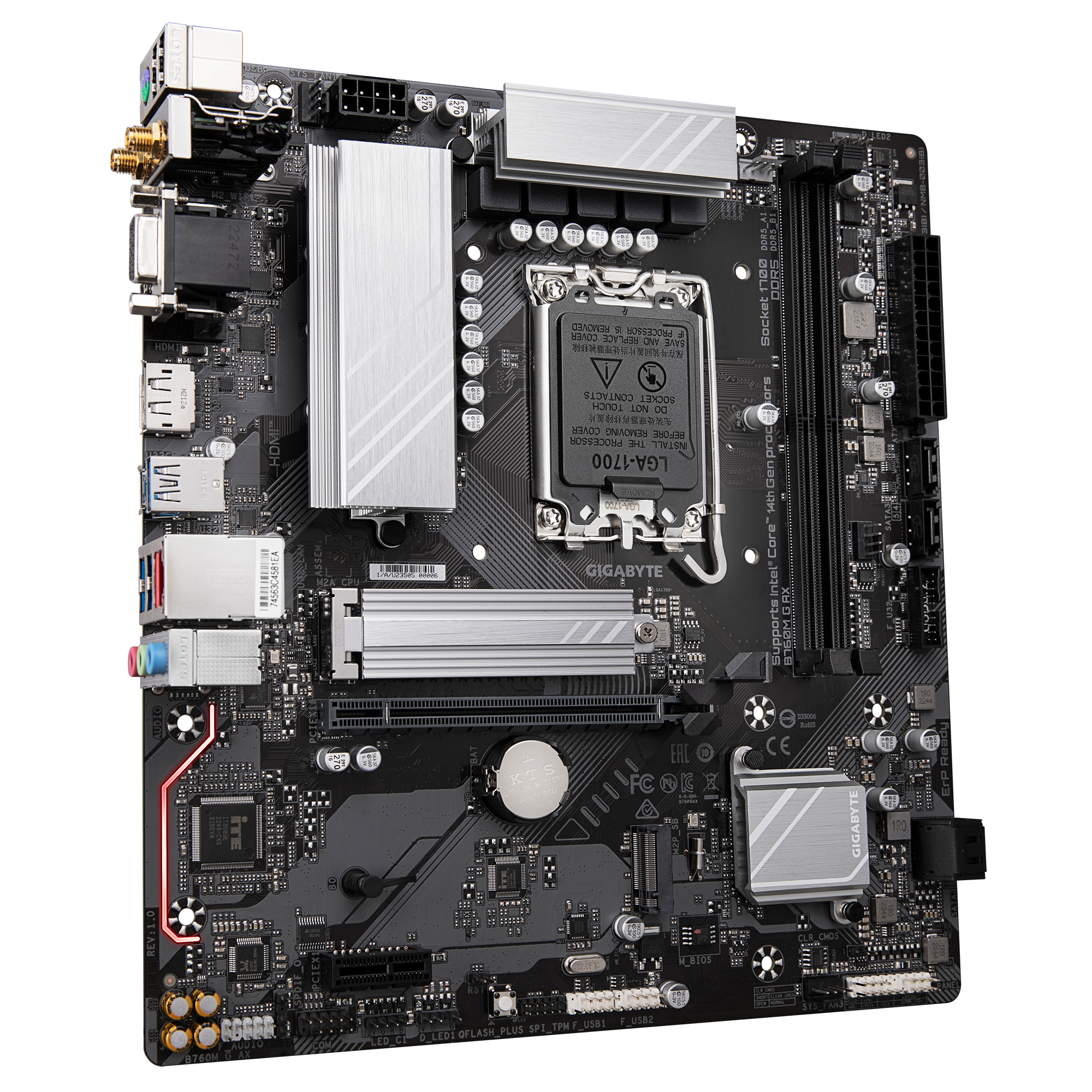 B760M AORUS ELITE WIFI6E DDR4 GEN5 - Image 3