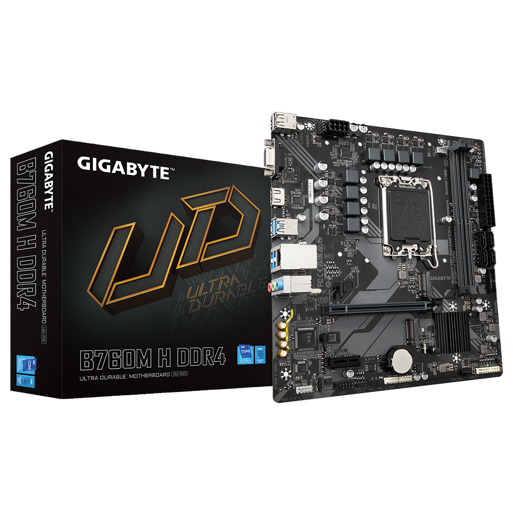 B760M D3HP DDR4 Gigabyte motherboard