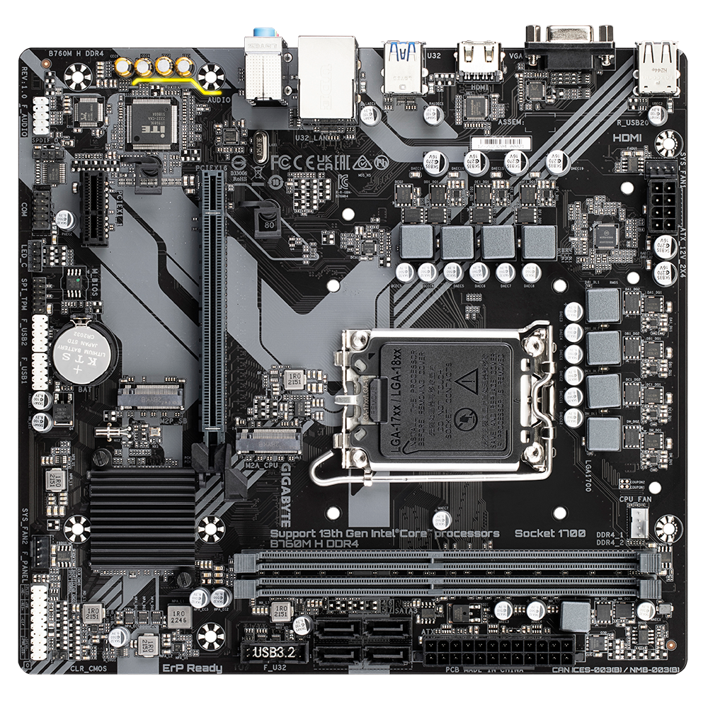 B760M D3HP DDR4 Gigabyte motherboard - Image 5