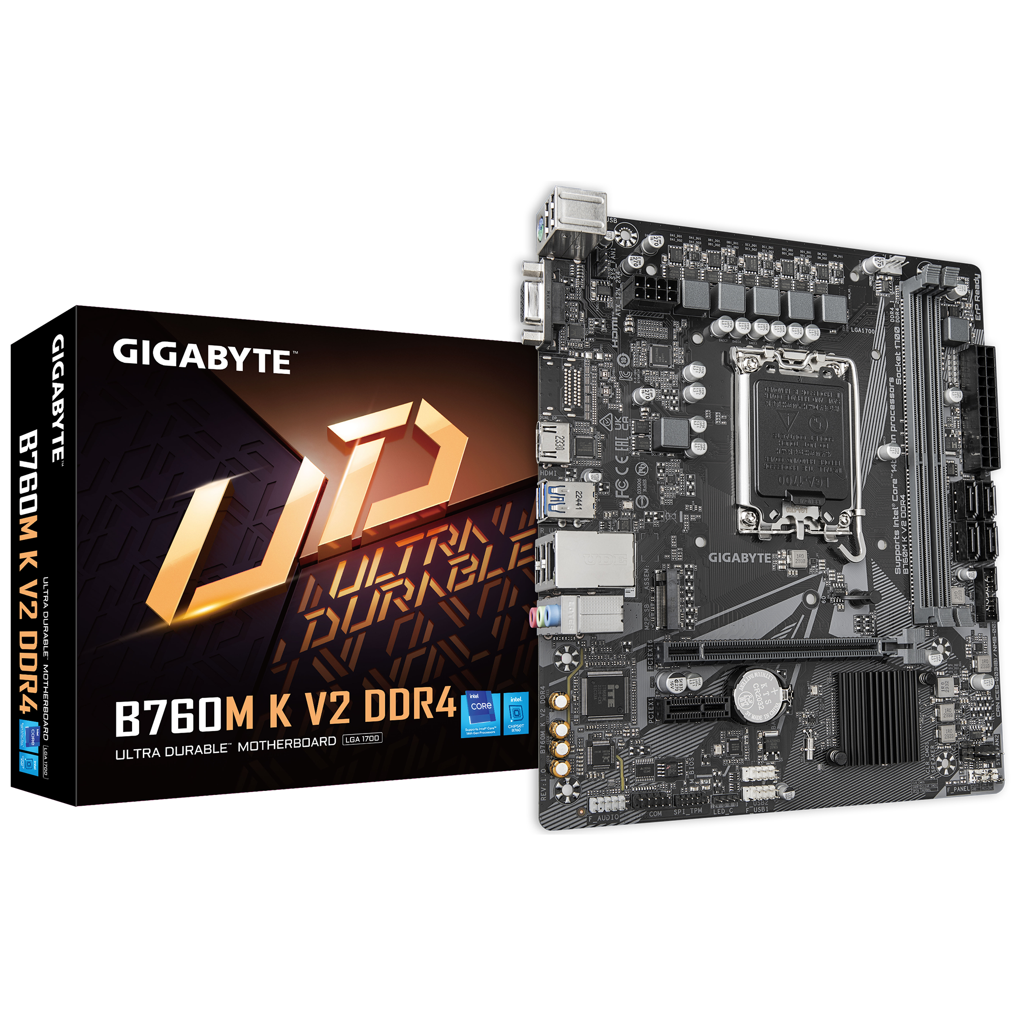 B760M K V2 DDR4 Intel GIGABYTE Motherboard