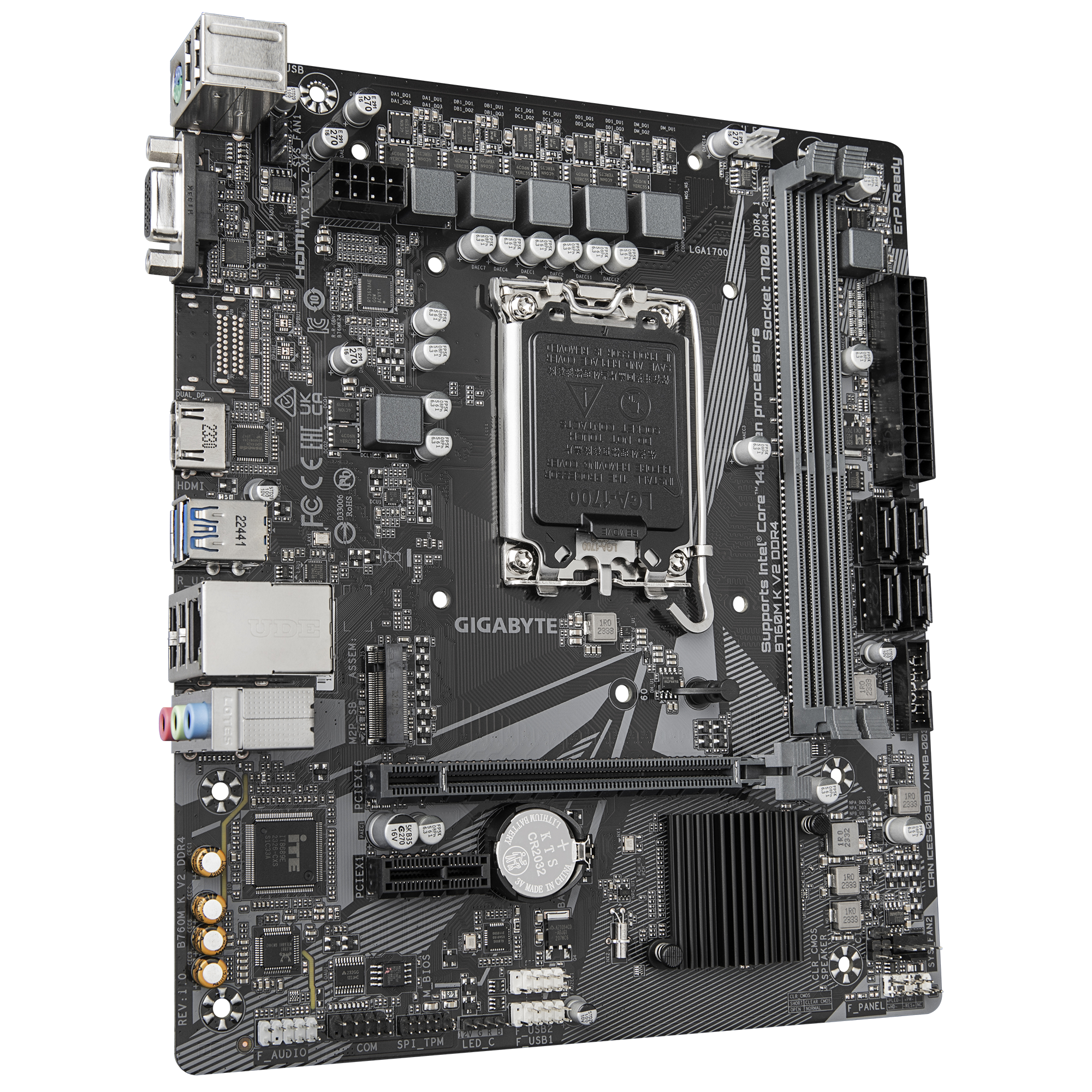 B760M K V2 DDR4 Intel GIGABYTE Motherboard - Image 3