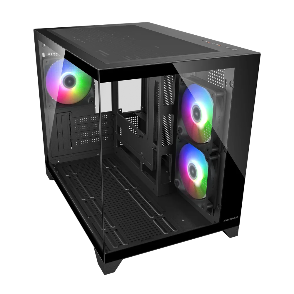 COUGAR FV150 Mini RGB MATX Mini Tower Cabinet ( Black ) - Image 4