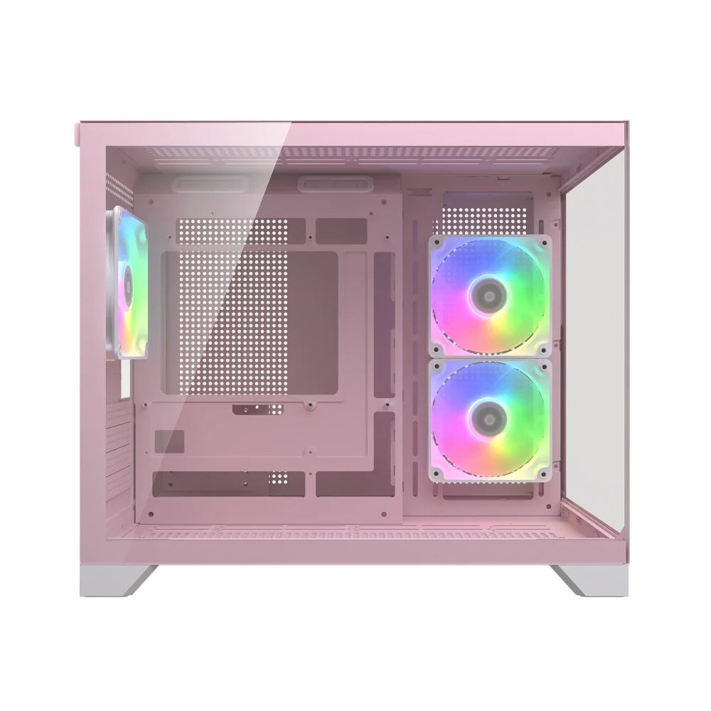 COUGAR FV150 Mini RGB MATX Mini Tower Cabinet ( Pink ) - Image 2