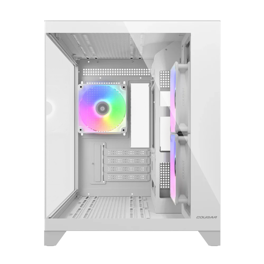 COUGAR FV150 Mini RGB MATX Mini Tower Cabinet ( White ) - Image 3