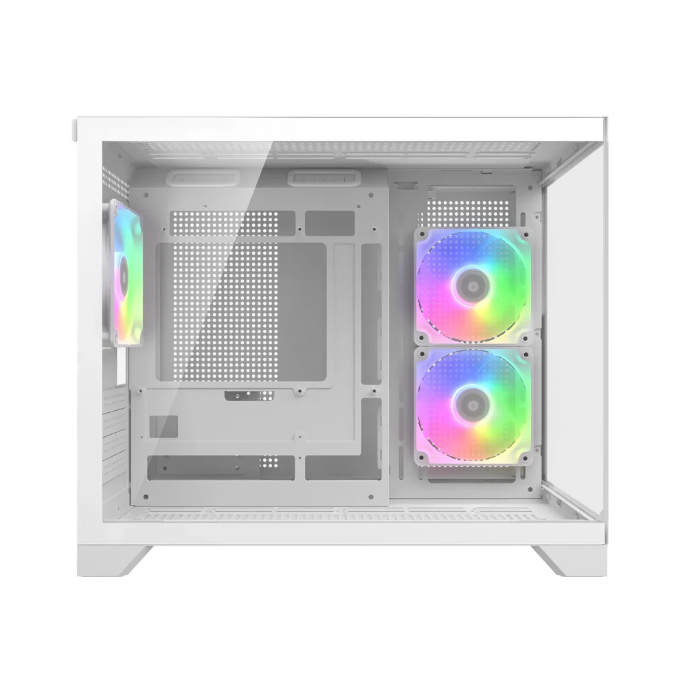 COUGAR FV150 Mini RGB MATX Mini Tower Cabinet ( White ) - Image 2