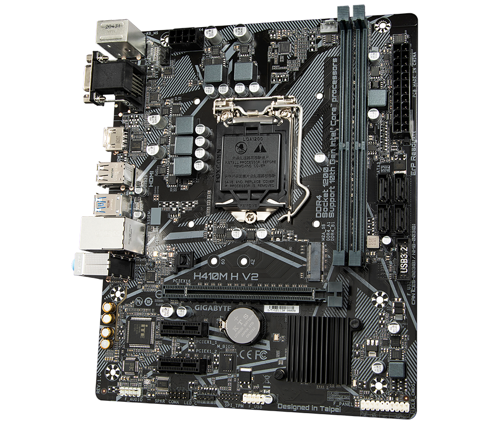 GIGABYTE GA-H410M-H V2 INTEL LGA1200 MOTHERBOARD - Image 4