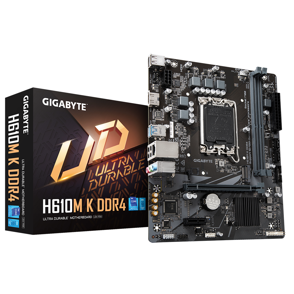 GIGABYTE H610M K DDR4 Intel Motherboard