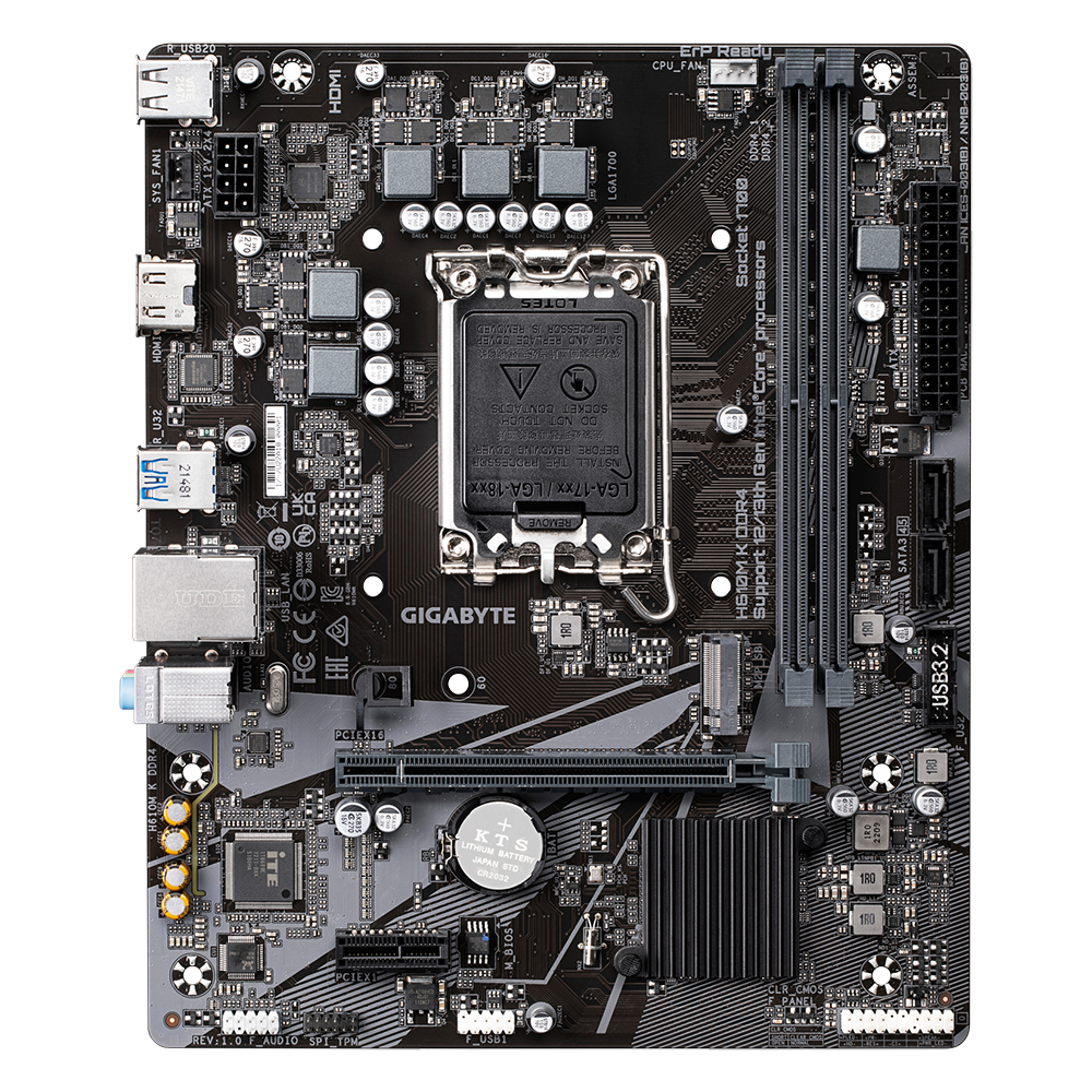 GIGABYTE H610M K DDR4 Intel Motherboard - Image 2