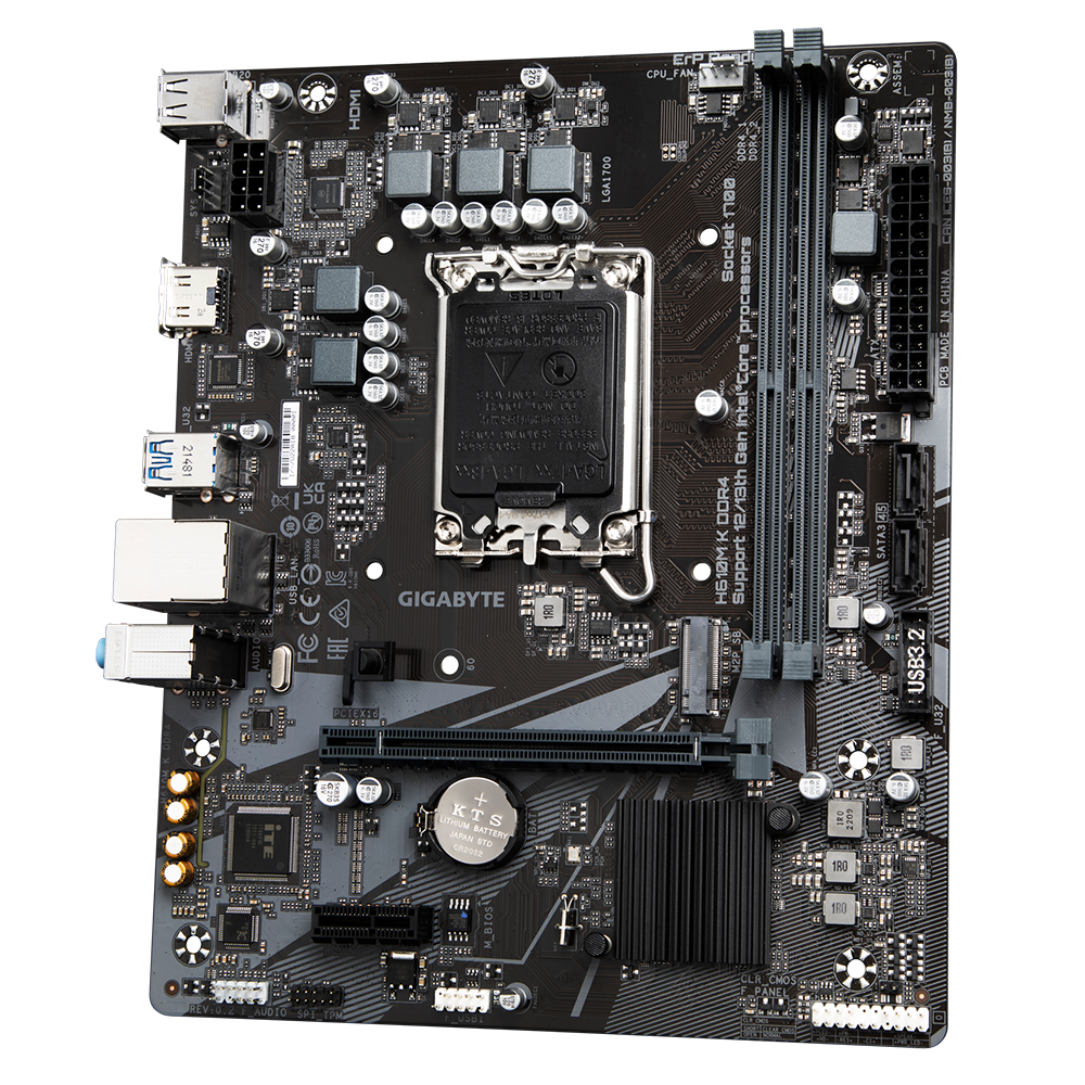 GIGABYTE H610M K DDR4 Intel Motherboard - Image 4
