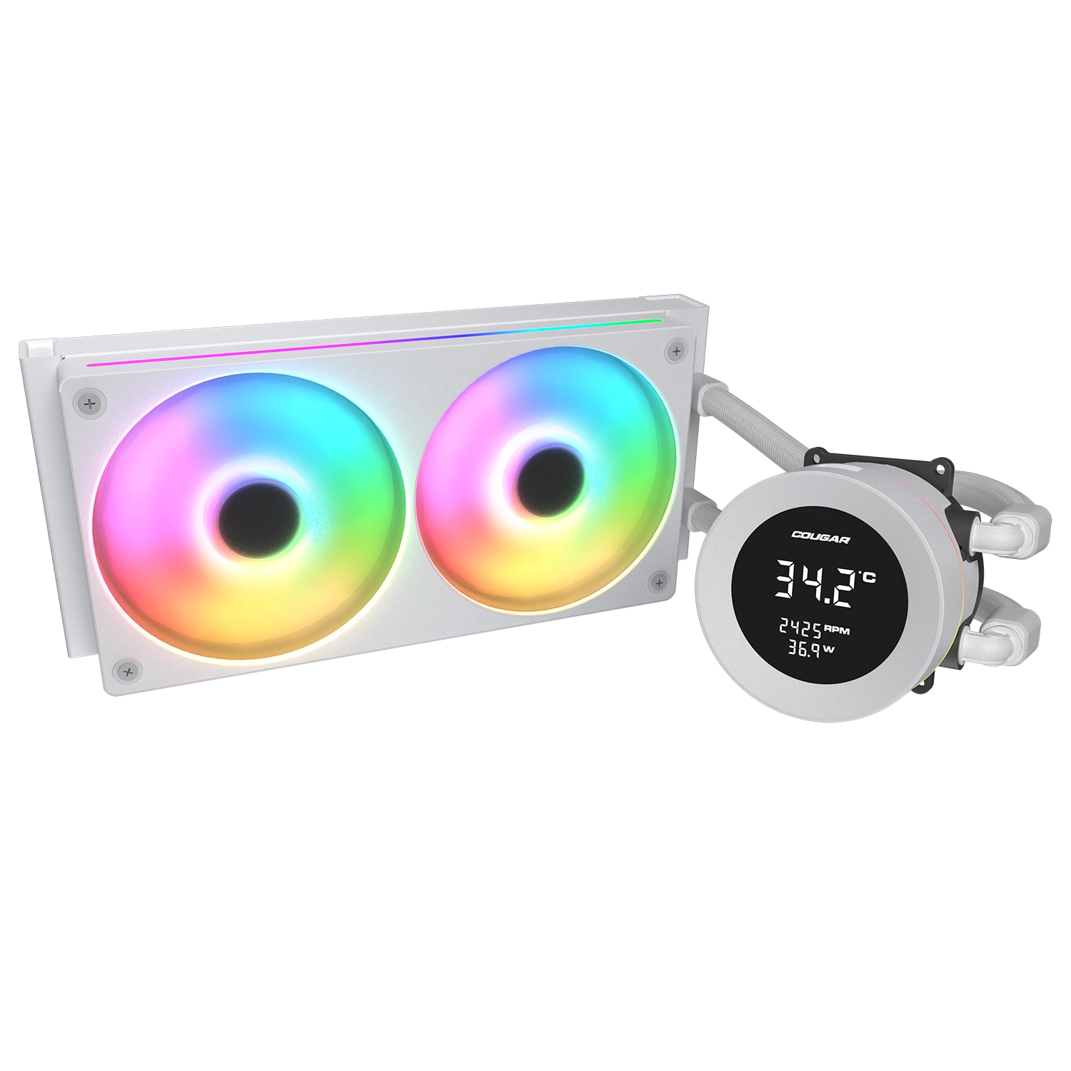 POSEIDON VISTEK 240 ARGB AIO Cougar White