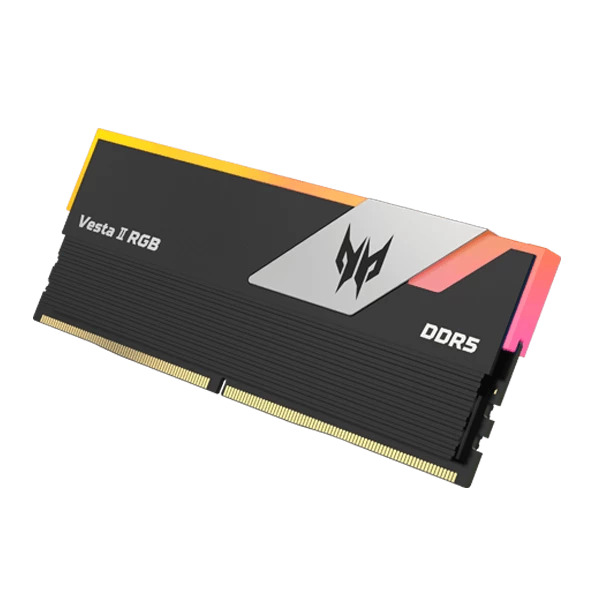 Acer Predator Vesta II RGB Series 32GB (16GBx2) DDR5 6000MHz CL32 Desktop Ram (Black) - Image 3