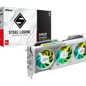 ASROCK AMD RADEON RX 9070 XT STEEL LEGEND 16GB WHITE