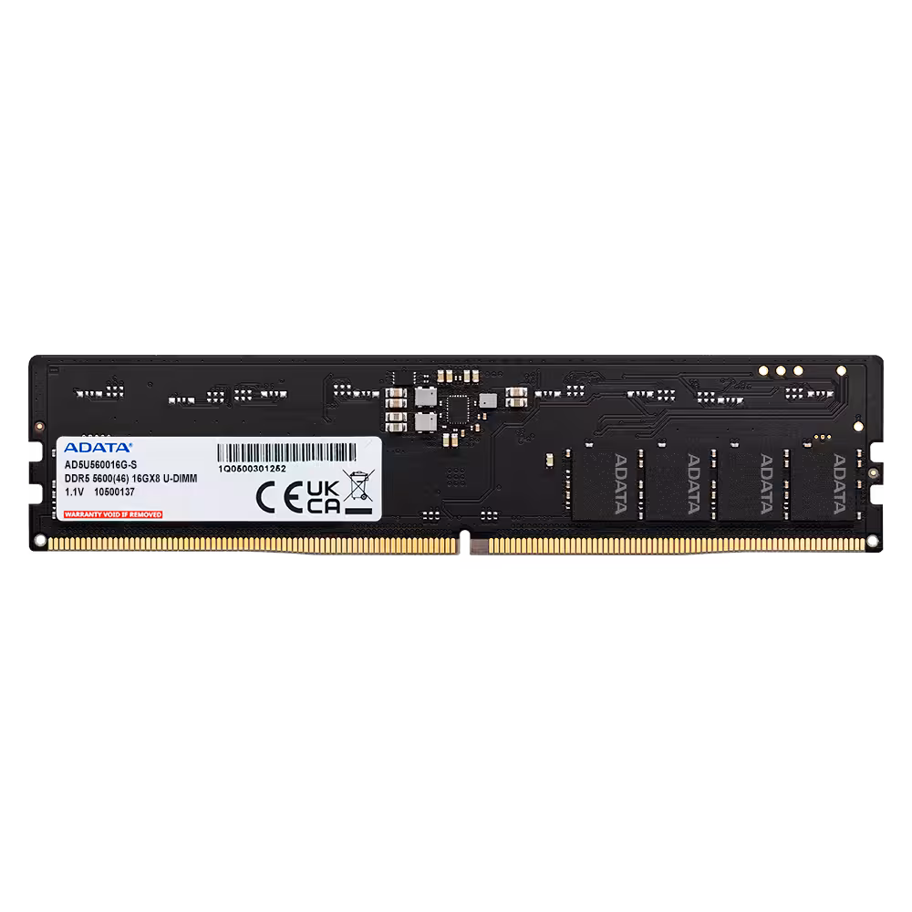 Adata 32GB (32GBx1) DDR5 5600MHz DIMM Memory Module