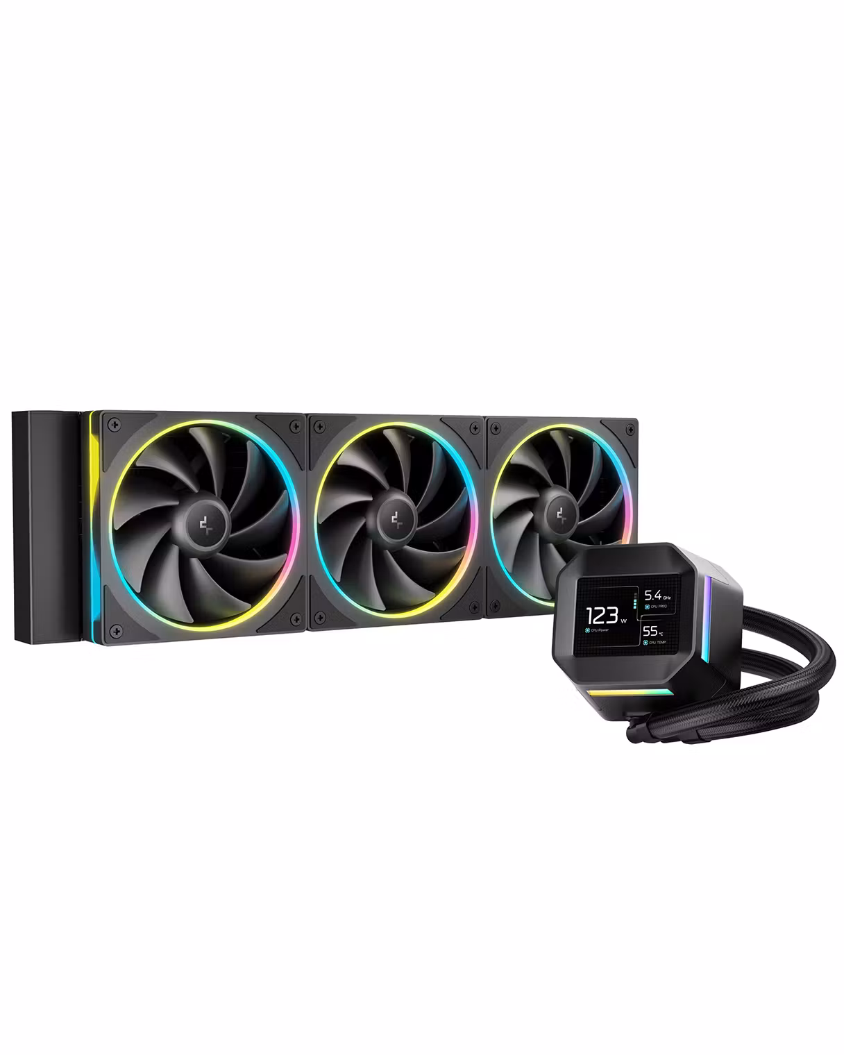 DEEPCOOL LM360 360mm ARGB CPU Liquid Cooler ( Black ) - Image 6