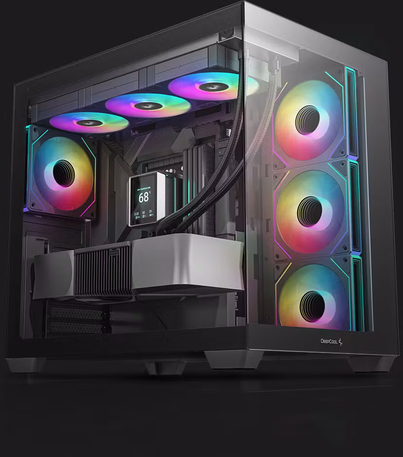 DEEPCOOL CG530 4F MICRO ATX MID TOWER CABINET BLACK (R-CG530-BKADA4-G-1)