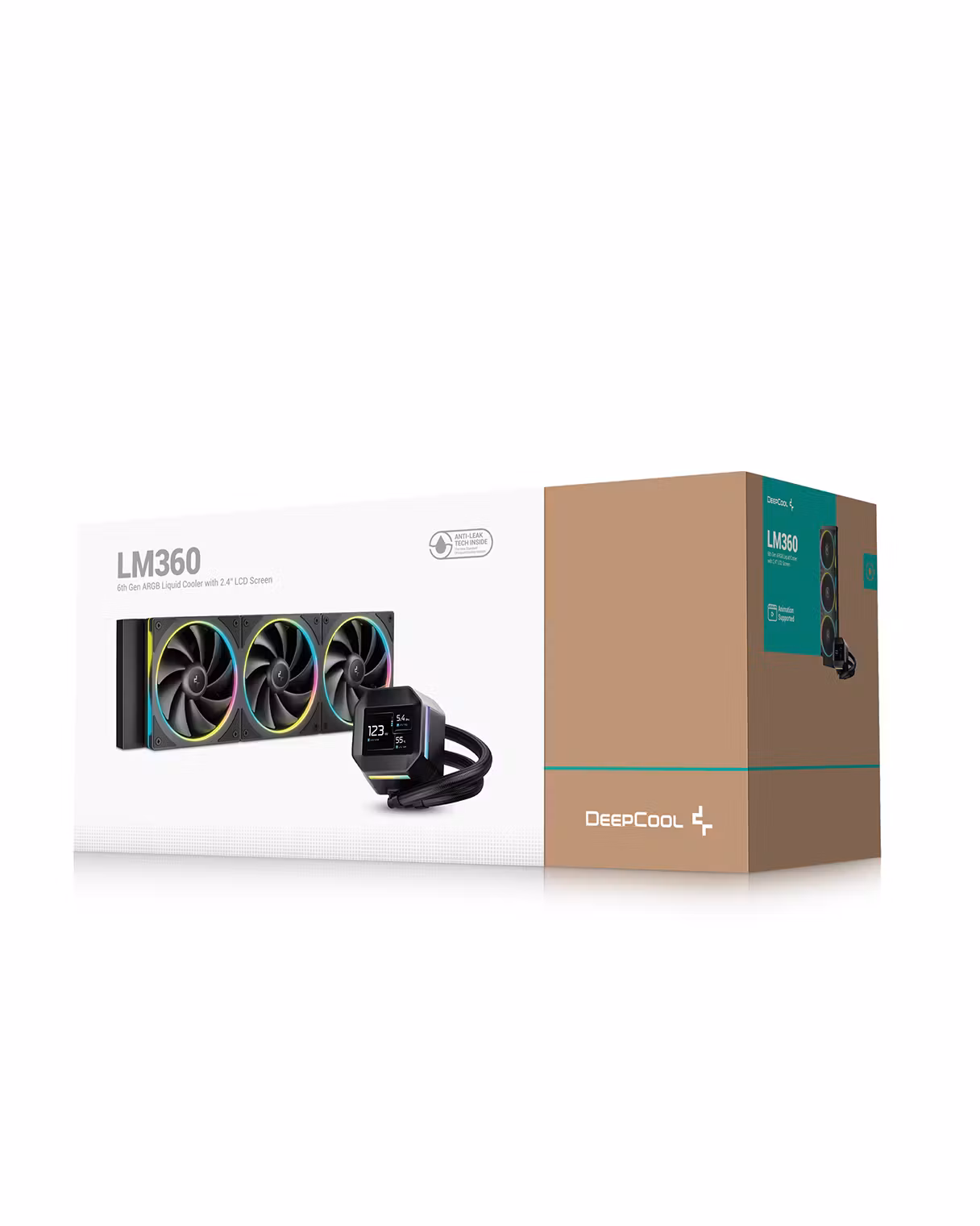 DEEPCOOL LM360 360mm ARGB CPU Liquid Cooler ( Black )