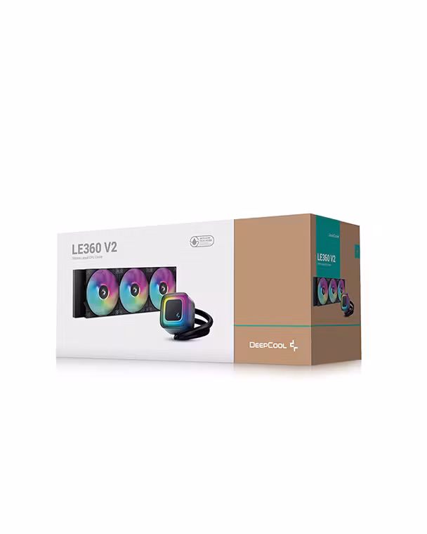 DEEPCOOL LE360 V2 360mm ARGB Liquid Cooler ( Black )