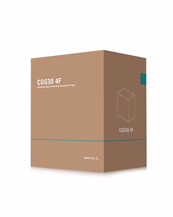 DEEPCOOL CG530 4F MICRO ATX MID TOWER CABINET BLACK (R-CG530-BKADA4-G-1) - Image 3