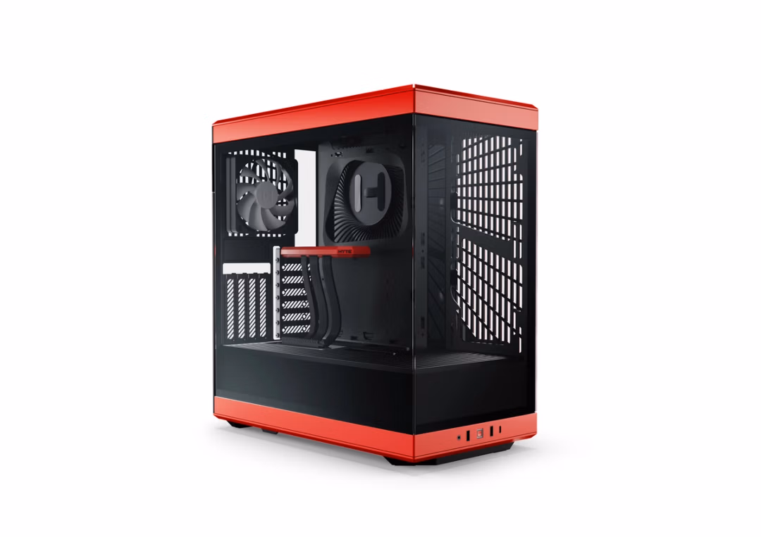 HYTE Y40 ATX Mid Tower Cabinet (Black/White) Colorway : Black Cherry