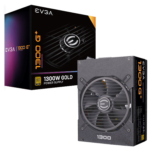 EVGA SuperNOVA 1300 G+, 80+ GOLD 1300W, Fully Modular, 10 Year Warranty,