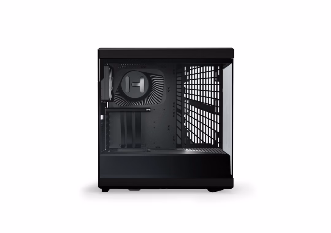 HYTE Y40 ATX Mid Tower Cabinet (Black/White) Colorway : Pitch Black - Image 5