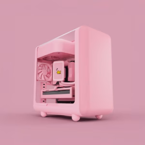 HYTE X50 ATX Mid Tower Cabinet ( Strawberry Milk )