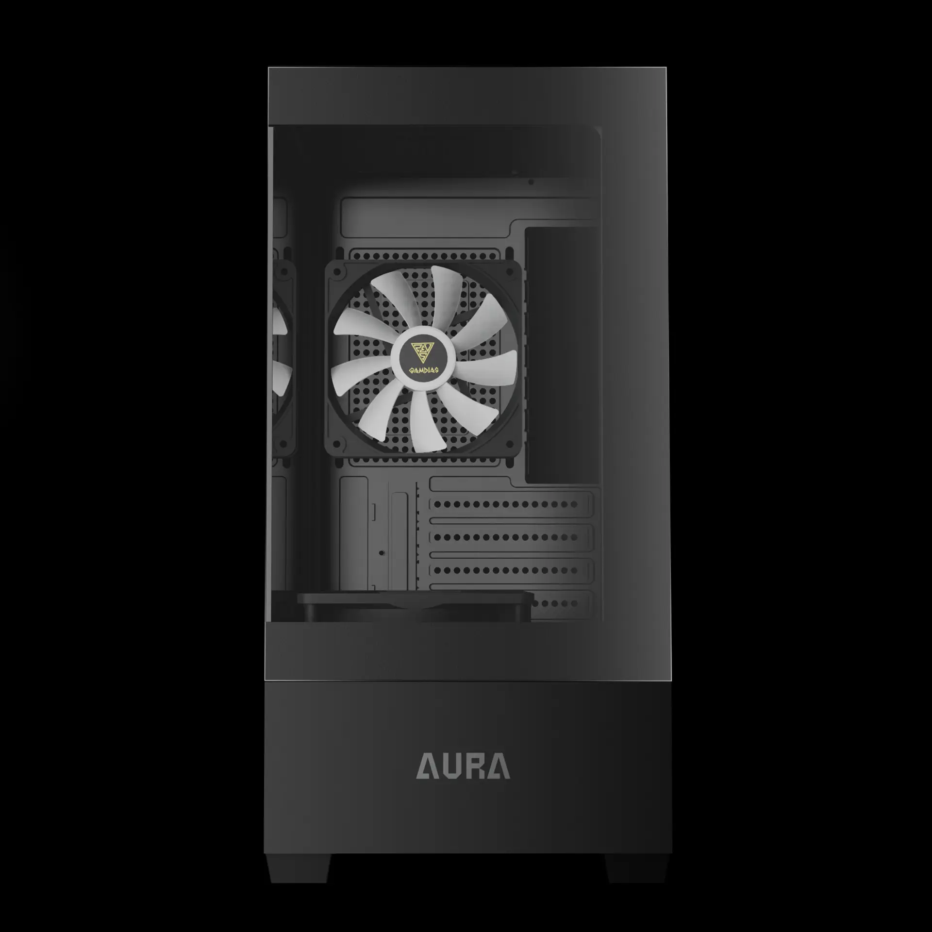 GAMDIAS Aura GC9M ARGB MATX Mini Tower Cabinet ( Black ) - Image 3