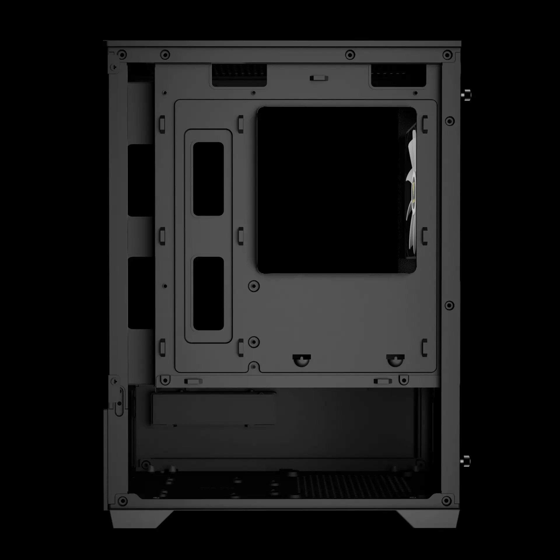 GAMDIAS Aura GC9M ARGB MATX Mini Tower Cabinet ( Black ) - Image 2