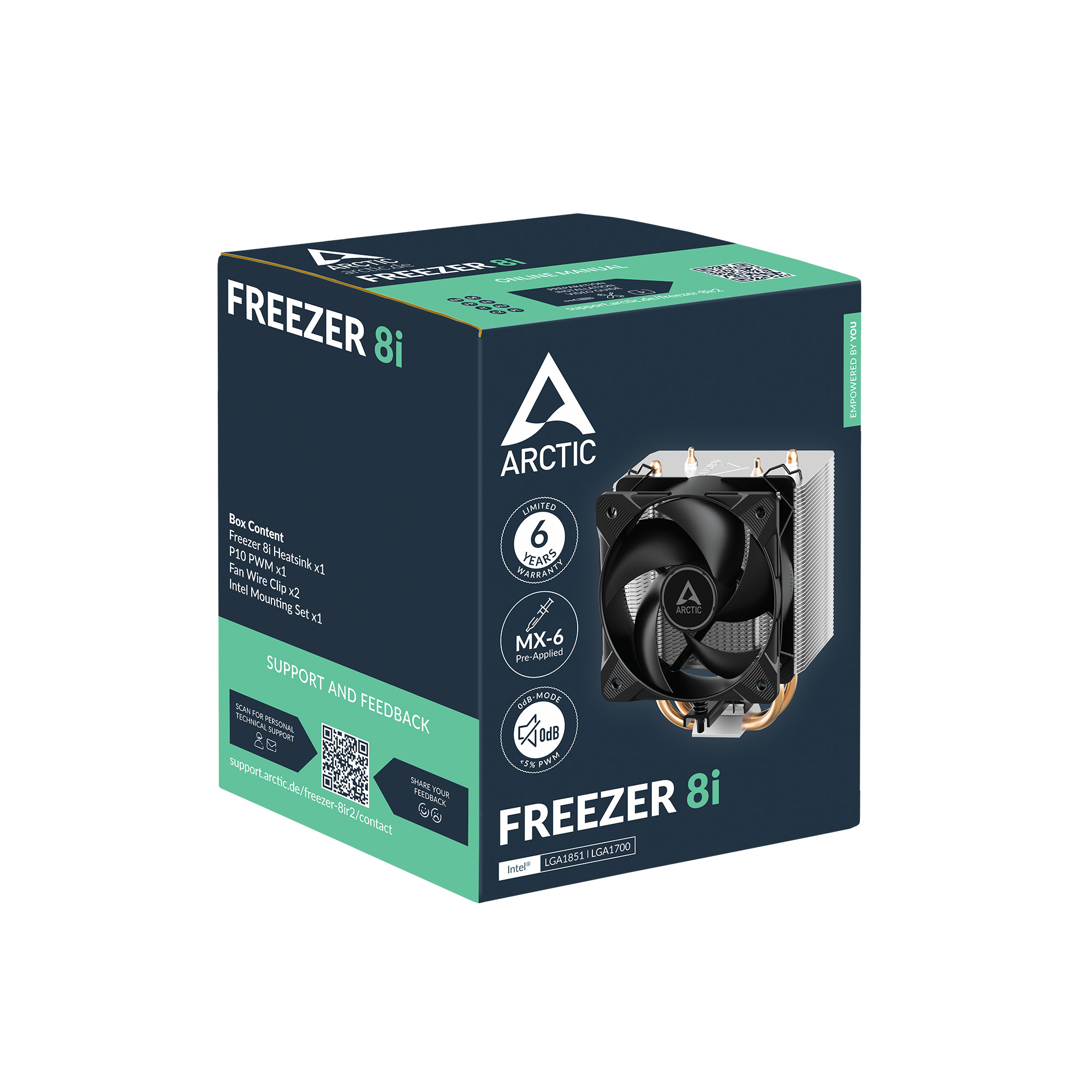 ARCTIC Freezer 8i Single Tower CPU Air Cooler