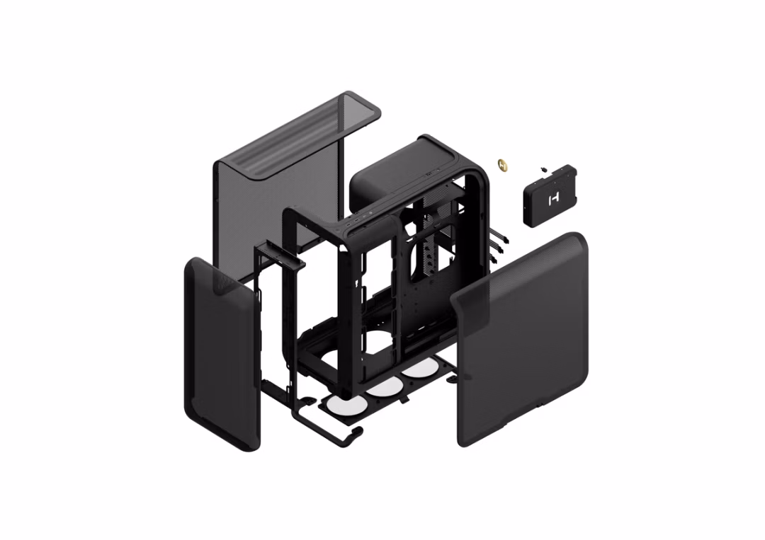 HYTE X50 Air ATX Mid Tower Cabinet ( Black ) - Image 5