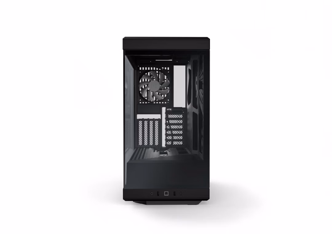 HYTE Y40 ATX Mid Tower Cabinet (Black/White) Colorway : Pitch Black - Image 7