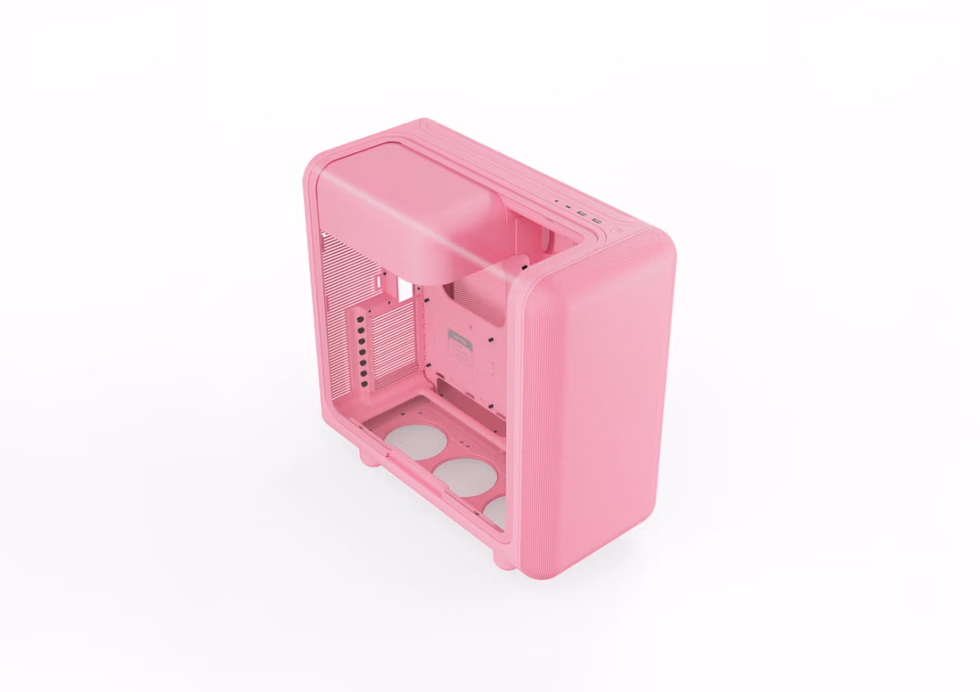 HYTE X50 ATX Mid Tower Cabinet ( Strawberry Milk ) - Image 9