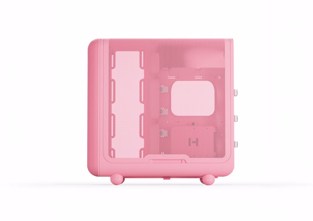 HYTE X50 ATX Mid Tower Cabinet ( Strawberry Milk ) - Image 3