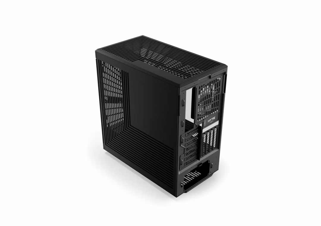 HYTE Y40 ATX Mid Tower Cabinet (Black/White) Colorway : Pitch Black - Image 6